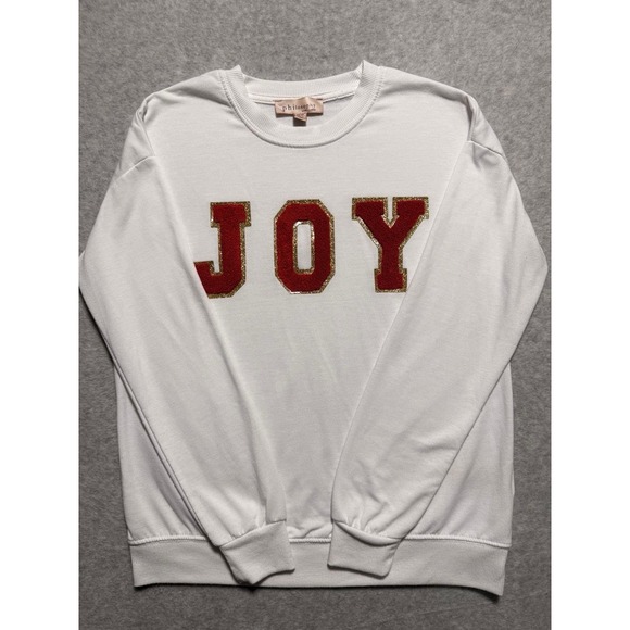 White Christmas Sweater Long Sleeves Size Xs Women's - Picture 2 of 11